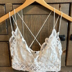 Free People Adella Bralette | White Lace